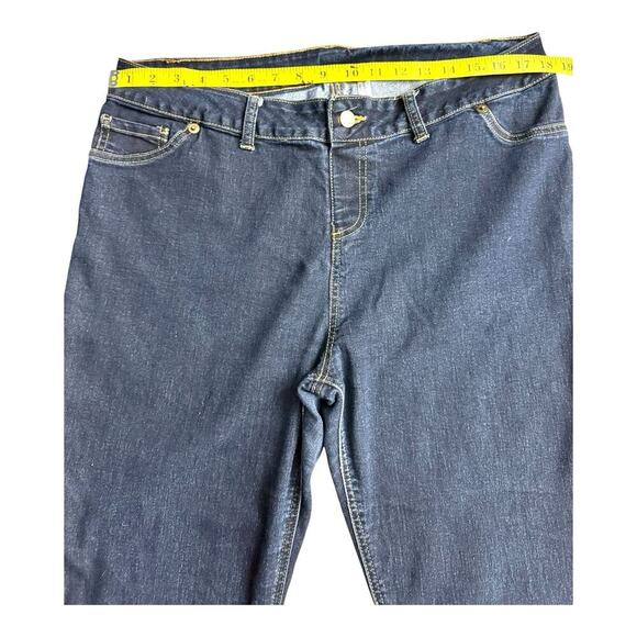 Women's Bobbie Brooks Dark Blue Denim Stretch Jeans Back Pockets. ( Sz 1X 16/18) - Picture 6 of 7
